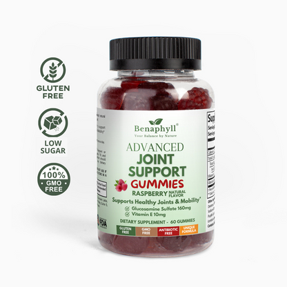 Advanced Joint Support Gummies - Raspberry Flvr.