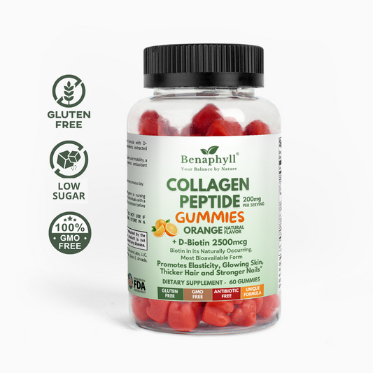 Collagen Peptide Gummies - Orange Flvr.