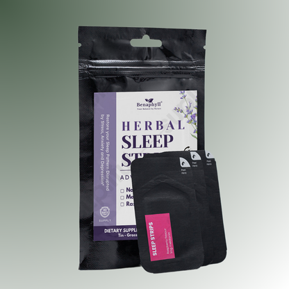 Herbal Sleep Strips Pouch - Raspberry Flvr.