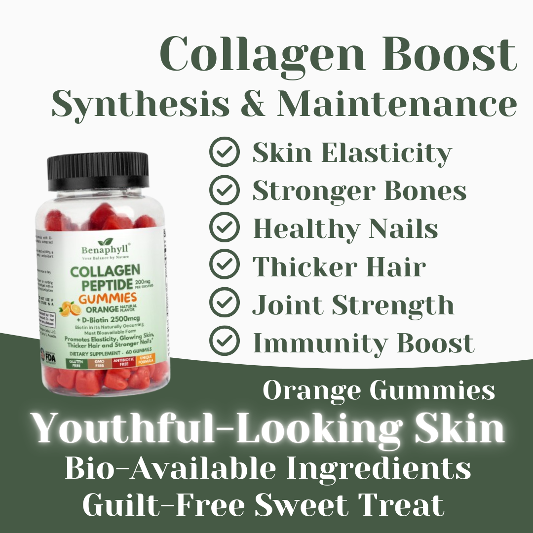 Collagen Peptide Gummies - Orange Flvr.