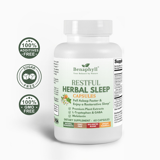 Restful Herbal Sleep Caps