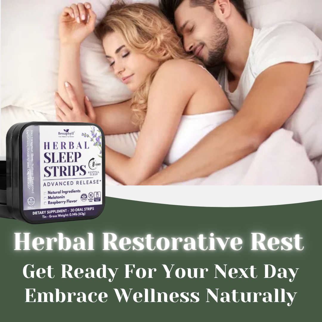 Herbal Sleep Strips Tin - Raspberry Flvr.