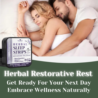 Herbal Sleep Strips Tin - Raspberry Flvr.