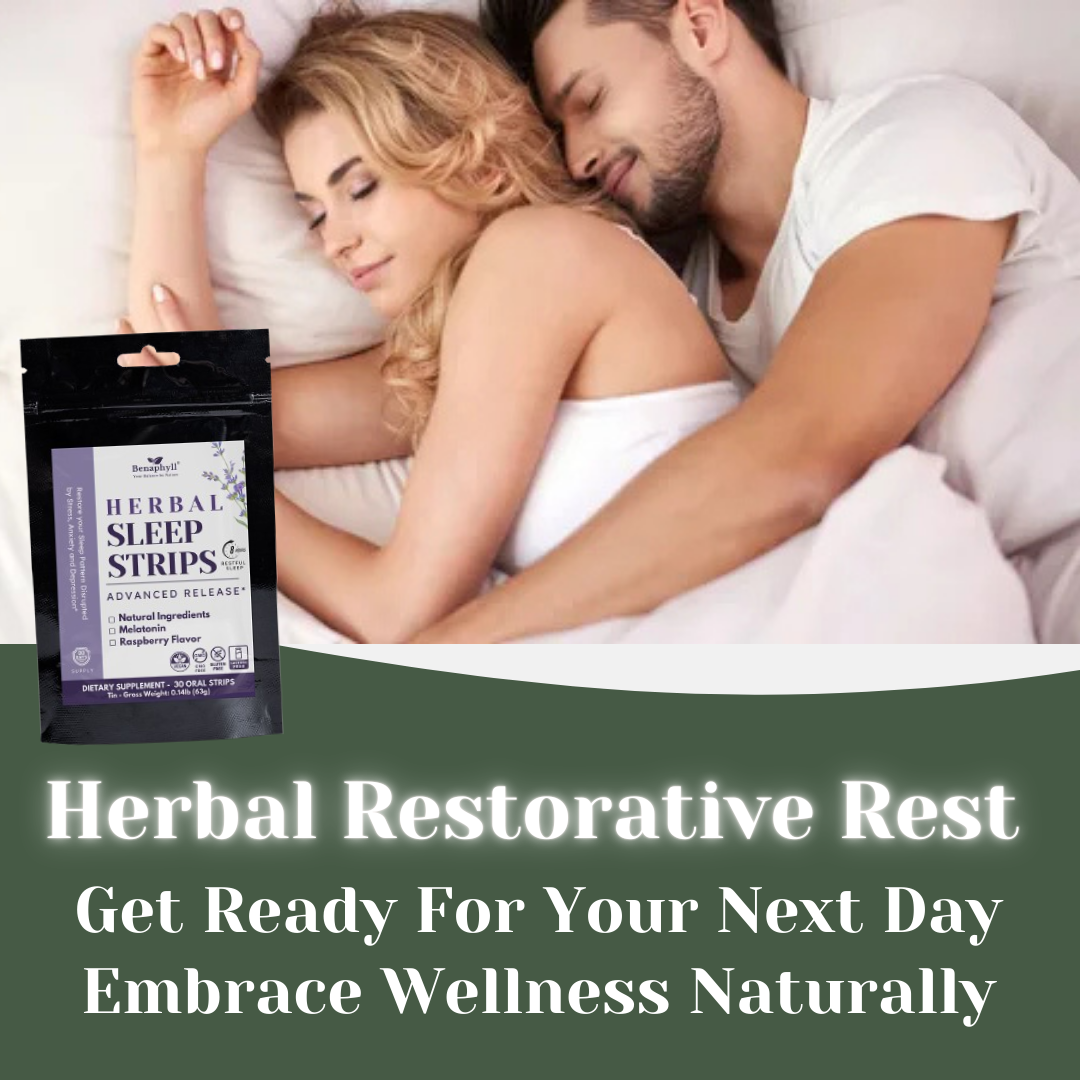 Herbal Sleep Strips Pouch - Raspberry Flvr.