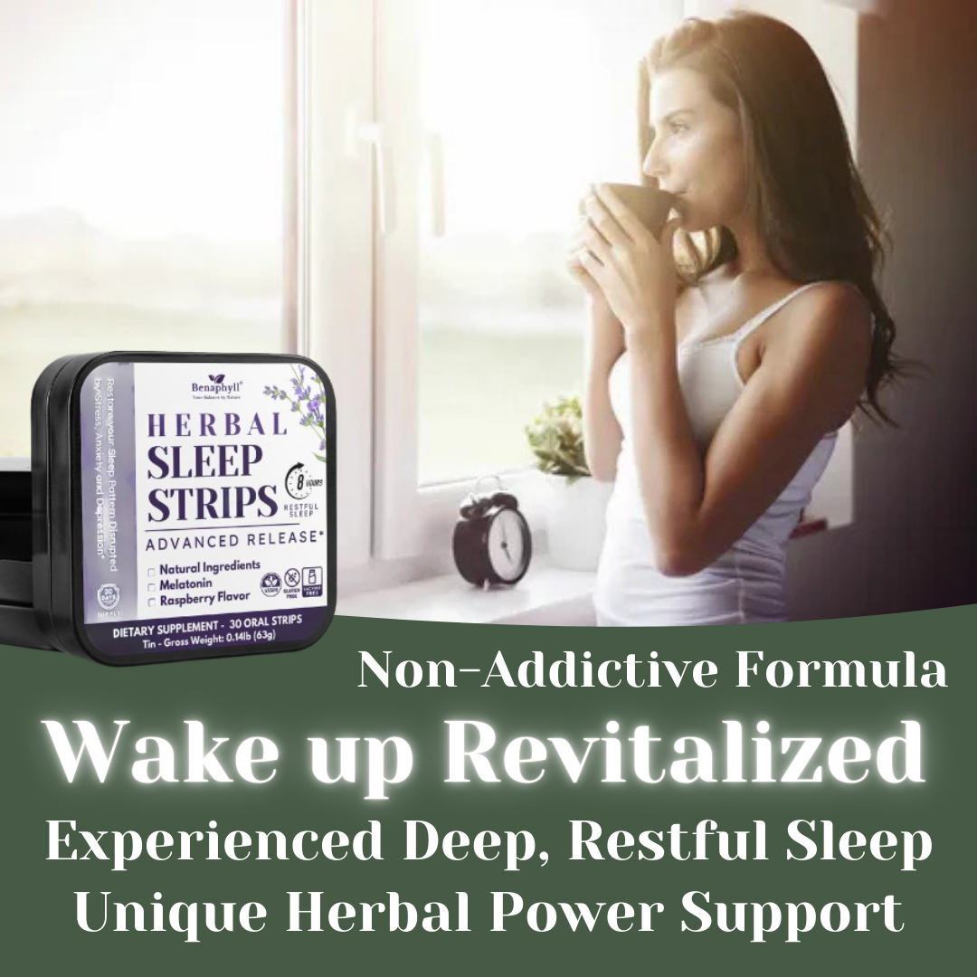 Herbal Sleep Strips Tin - Raspberry Flvr.