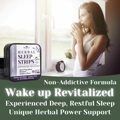 Herbal Sleep Strips Tin - Raspberry Flvr.