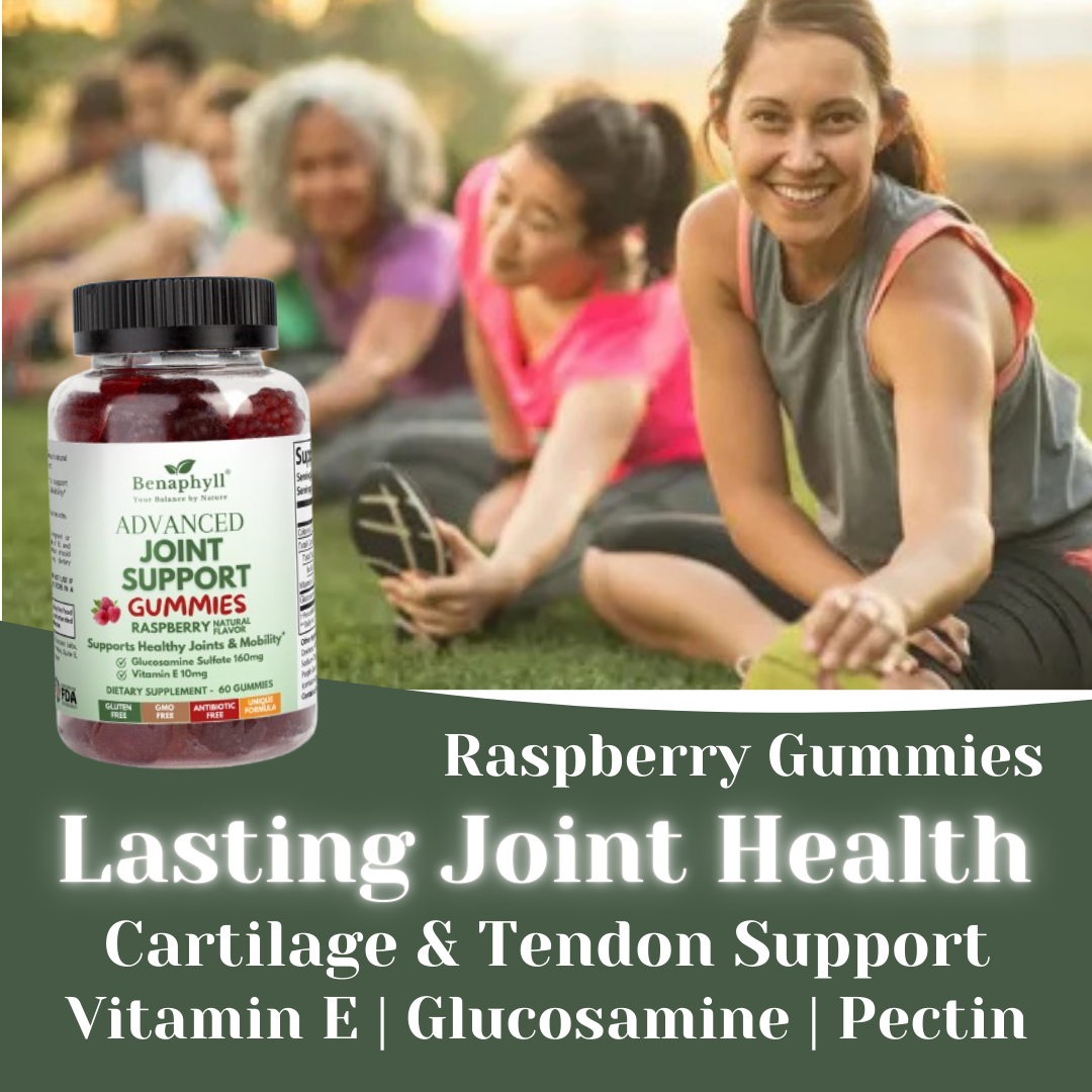 Advanced Joint Support Gummies - Raspberry Flvr.