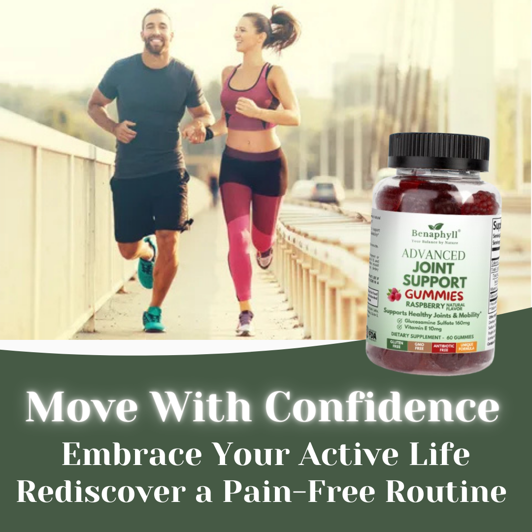 Advanced Joint Support Gummies - Raspberry Flvr.