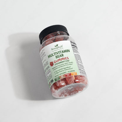 Multivitamin Bear Gummies - Strawberry Flvr.